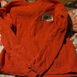 Orange Kids Sweatshirt with 865 Patch